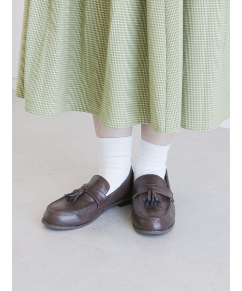 ehka sopo（エヘカソポ）の「タッセルローファー（ローファー・レディース・ブラック/ブラウン/キャメル・MEDIUM/LARGE）」の3枚目の写真