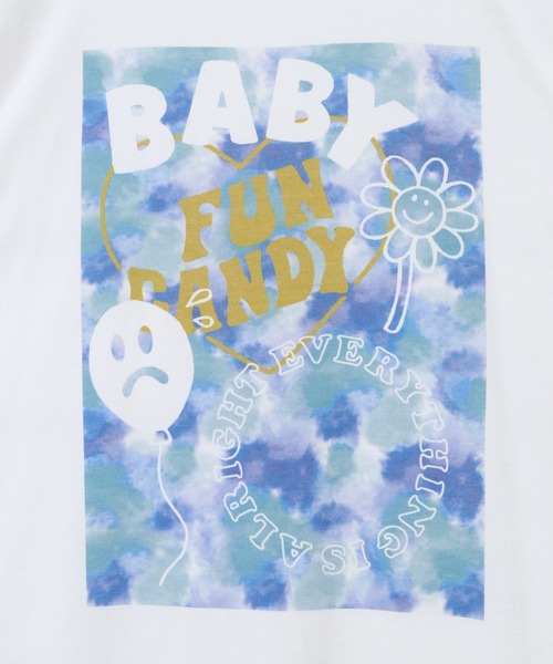 Candy Stripper(キャンディストリッパー)の「FUN CANDY L/S Tシャツ(Tシャツ/カットソー・レディース・ブラック/オフホワイト/ブルー・2)」の14枚目の写真