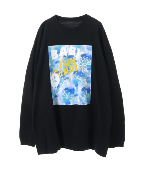 Candy Stripper(キャンディストリッパー)の「FUN CANDY L/S Tシャツ(Tシャツ/カットソー・レディース・ブラック/オフホワイト/ブルー・2)」の8枚目の写真
