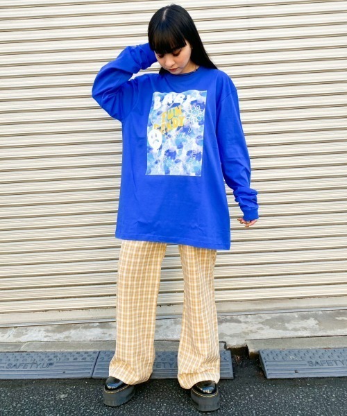 Candy Stripper(キャンディストリッパー)の「FUN CANDY L/S Tシャツ(Tシャツ/カットソー・レディース・ブラック/オフホワイト/ブルー・2)」の17枚目の写真