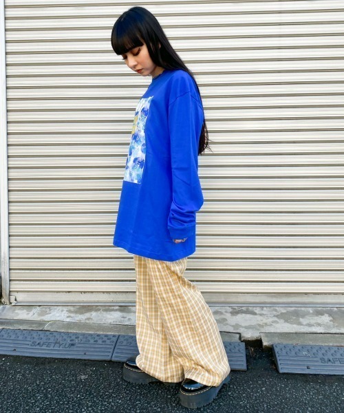 Candy Stripper(キャンディストリッパー)の「FUN CANDY L/S Tシャツ(Tシャツ/カットソー・レディース・ブラック/オフホワイト/ブルー・2)」の19枚目の写真