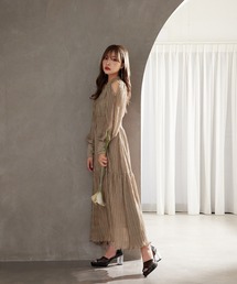 ANDGEEBEE | スリットスリーブワンピ(ワンピース)