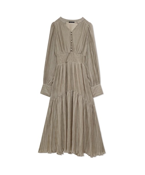 ANDGEEBEE（アンジービー）の「スリットスリーブワンピ（ワンピース・レディース・ベージュ/ブラック・MEDIUM）」の11枚目の写真