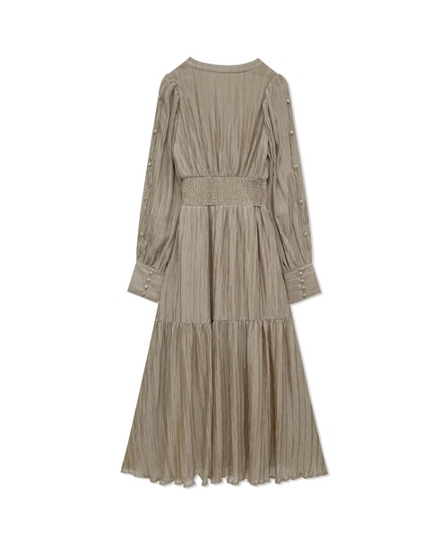 ANDGEEBEE（アンジービー）の「スリットスリーブワンピ（ワンピース・レディース・ベージュ/ブラック・MEDIUM）」の20枚目の写真