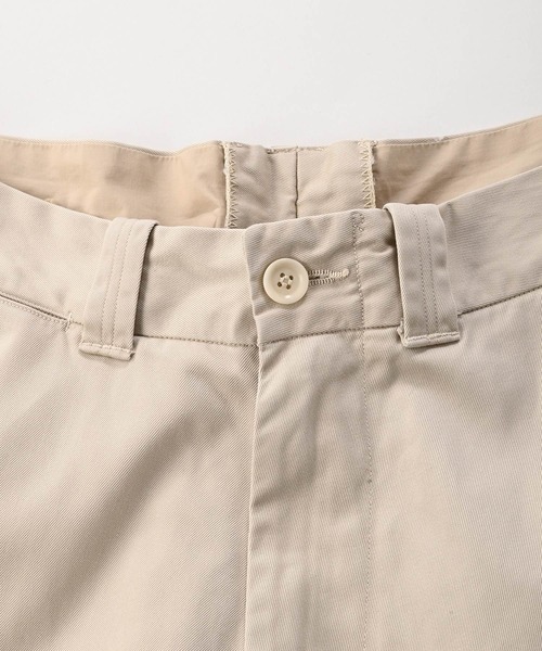 45R（フォーティファイブアール）の「ウエポンチノの908ポッポパンツ（チノパンツ・レディース・カーキ/サンドベージュ/ストーン・SMALL/MEDIUM）」の5枚目の写真