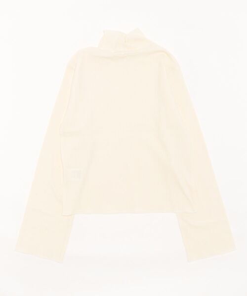nemne store(ネンネストア)の「フレアスリーブハイネックリブニットソー(Tシャツ/カットソー・レディース・ブラウン/アイボリー/ブラック・フリー)」の20枚目の写真