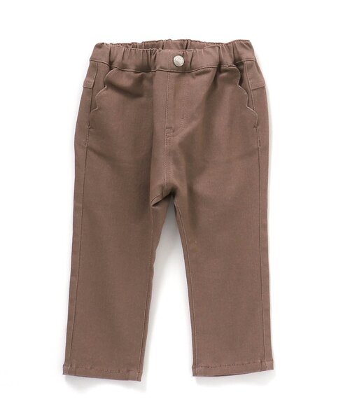 apres les cours（アプレレクール）の「スカラップポケットパンツ 10分丈（その他パンツ・キッズ・ブラウン/インディゴブルー/カーキ/ラベンダー/ピンク・80/90/100/110/120/130/140）」の13枚目の写真