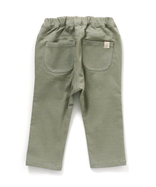 apres les cours（アプレレクール）の「スカラップポケットパンツ 10分丈（その他パンツ・キッズ・ブラウン/インディゴブルー/カーキ/ラベンダー/ピンク・80/90/100/110/120/130/140）」の20枚目の写真