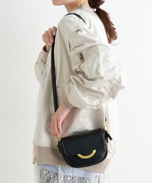 PUAL CE CIN（ピュアルセシン）の「レザーショルダーバッグ（ショルダーバッグ・レディース・ブラック・FREE）」の11枚目の写真