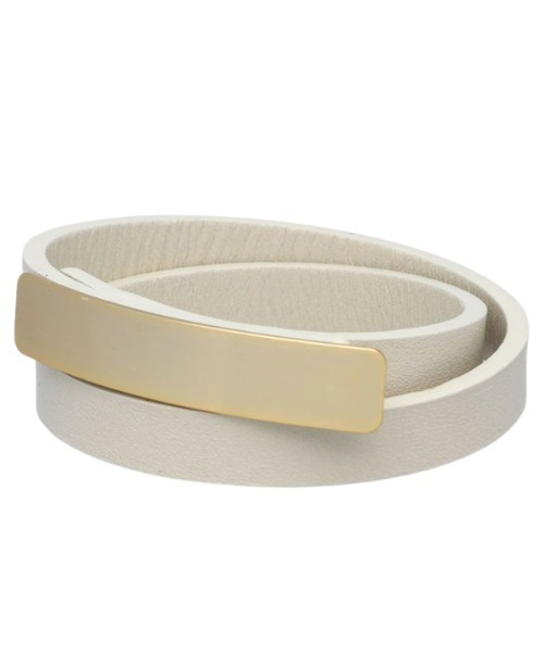 anuans（アニュアンス）の「ロールバングル（バングル/リストバンド・レディース・ホワイト系その他/グレイッシュベージュ・FREE）」の3枚目の写真