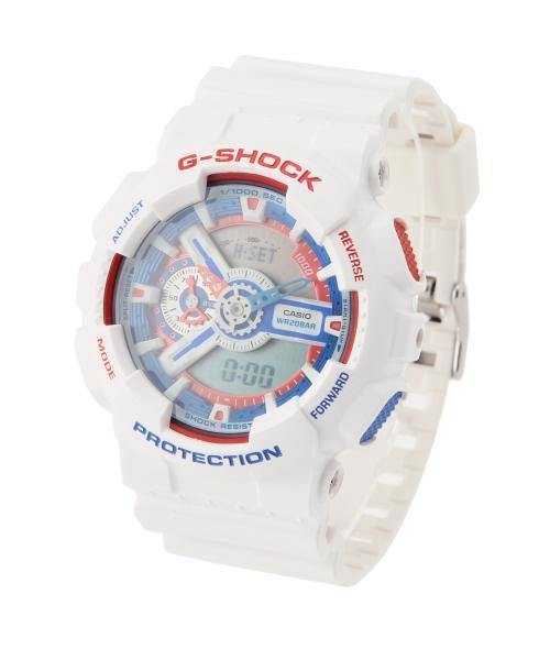G-SHOCK（ジーショック）の「G-SHOCK / “GA110DN-4AJF”“GA110TR-7AJF”（アナログ腕時計・レディース・レッド系その他/ホワイト・ONE SIZE）」の4枚目の写真