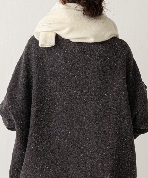 BEARDSLEY（ビアズリー）の「ニットストール（ストール/ショール・レディース・ブラック/アイボリー/カーキ・FREE）」の13枚目の写真