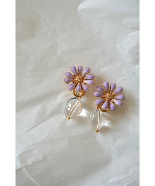 tone（トーン）の「【Agaro】No.263　 天然石とお花の痛くなりにくいイヤリング(MA)（イヤリング・レディース・ブルー/イエロー/ブラウン/ピンク/その他1/ブラック/ホワイト/パープル/レッド/その他3/その他2/その他4/その他5/その他6/グリーン/その他8/その他7/その他9/その他10/その他11・FREE）」の21枚目の写真