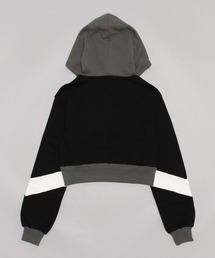 レフレム 流線 切り替え パーカー REFLEM REFLEM パーカー 「REFLEM/レフレム」クロス総柄ラインストーン