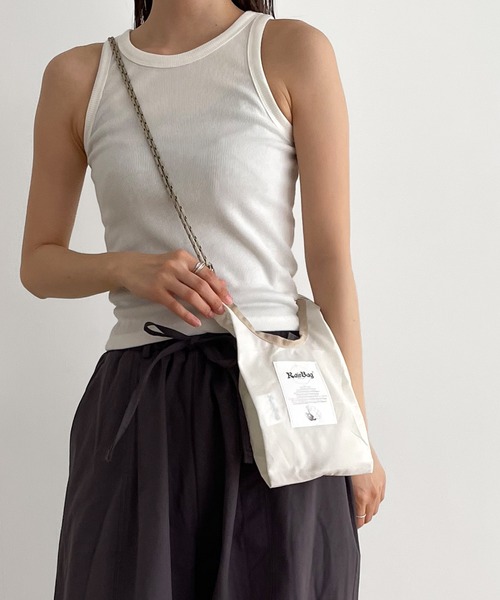 CANAL JEAN（キャナルジーン）の「RairBag PROJECT　ナイロンショルダーバッグ（ショルダーバッグ・レディース・ブラック/ブルー/ベージュ/ホワイト・ONE SIZE）」の2枚目の写真