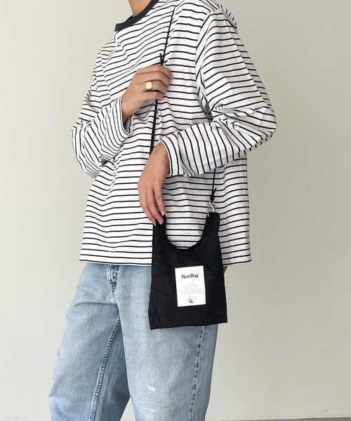 CANAL JEAN（キャナルジーン）の「RairBag PROJECT　ナイロンショルダーバッグ（ショルダーバッグ・レディース・ブラック/ブルー/ベージュ/ホワイト・ONE SIZE）」の16枚目の写真