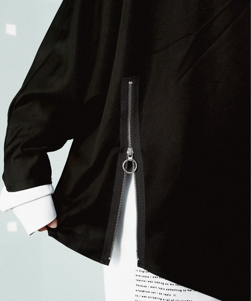 rovtski(ロフトスキー)の「ボリュームネックアシメカットソー(Tシャツ/カットソー・レディース・ブラック・FREE)」の4枚目の写真