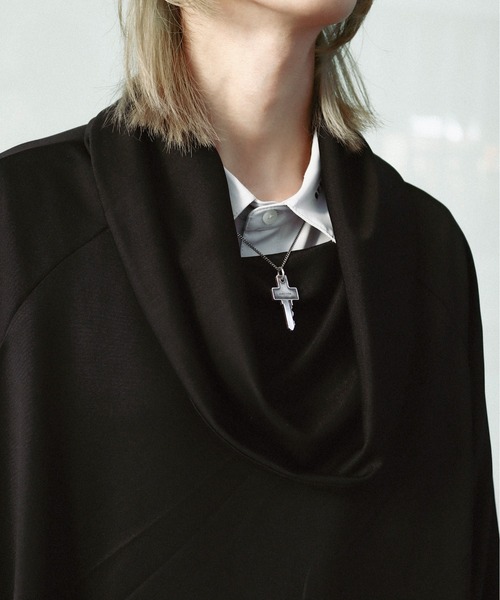 rovtski(ロフトスキー)の「ボリュームネックアシメカットソー(Tシャツ/カットソー・レディース・ブラック・FREE)」の9枚目の写真