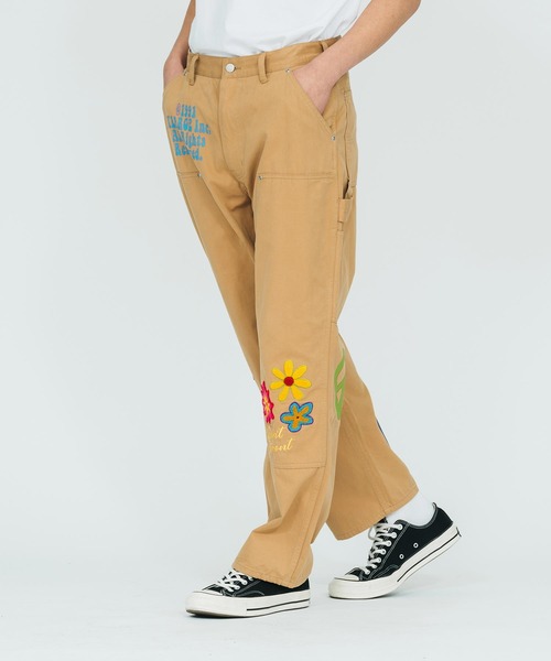 XLARGE（エクストララージ）の「DAISY DOUBLE KNEE WORK PANTS（その他パンツ・メンズ・ブラック/カーキ・30inch/32inch/34inch/36inch）」の2枚目の写真