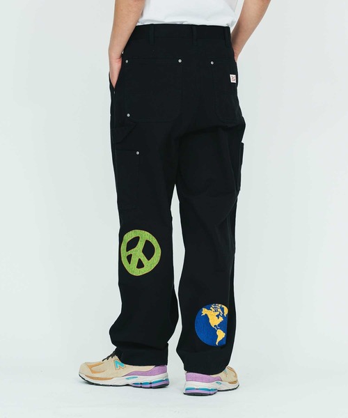 XLARGE（エクストララージ）の「DAISY DOUBLE KNEE WORK PANTS（その他パンツ・メンズ・ブラック/カーキ・30inch/32inch/34inch/36inch）」の4枚目の写真