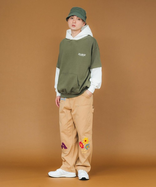 XLARGE（エクストララージ）の「DAISY DOUBLE KNEE WORK PANTS（その他パンツ・メンズ・ブラック/カーキ・30inch/32inch/34inch/36inch）」の15枚目の写真