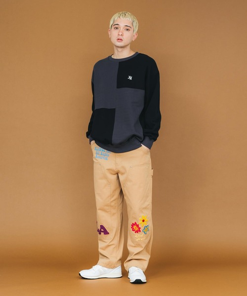 XLARGE（エクストララージ）の「DAISY DOUBLE KNEE WORK PANTS（その他パンツ・メンズ・ブラック/カーキ・30inch/32inch/34inch/36inch）」の16枚目の写真