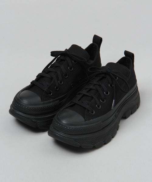 JEANASIS（ジーナシス）の「【CONVERSE】オールスタートレックウェーブ OX/186798（その他シューズ・レディース・ブラック/ホワイト・MEDIUM/LARGE）」の2枚目の写真