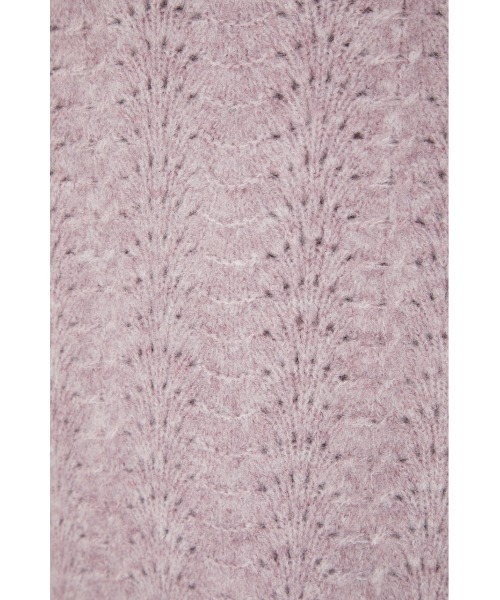 MOUSSY（マウジー）の「EYELET KNIT トップス（ニット/セーター・レディース・ライトパープル/ベージュ/カーキ・FREE）」の14枚目の写真