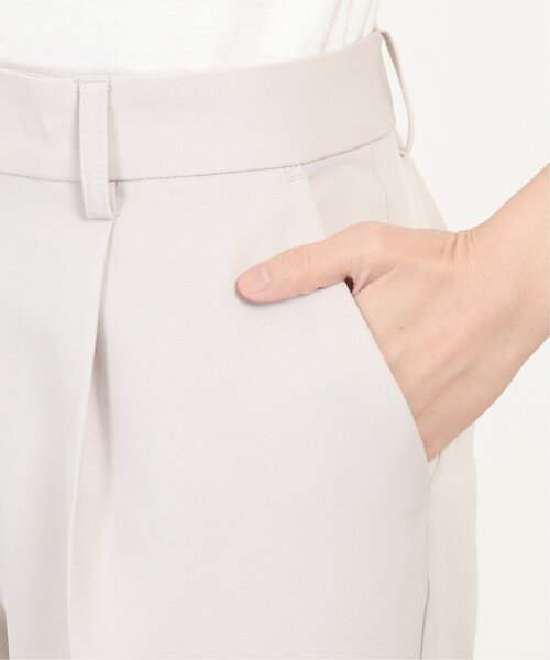 ikka(イッカ)の「【洗濯機で洗える/セットアップ対応】ウォッシャブルテーパードパンツ(その他パンツ・レディース・ブラック/ライトグレー/ネイビー・S/M/L/XL)」の20枚目の写真