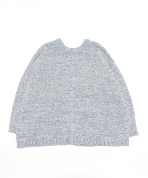 Samansa Mos2（サマンサ モスモス）の「引き揃え前後2WAYニットカーディガン（カーディガン/ボレロ・レディース・グリーン/パープル/ブルー/モカ/チャコール/ベージュ・ﾌﾘ-）」の7枚目の写真