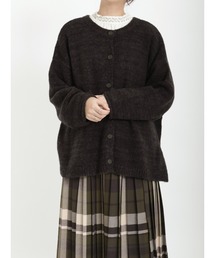 Samansa Mos2 | 引き揃え前後2WAYニットカーディガン(カーディガン/ボレロ)