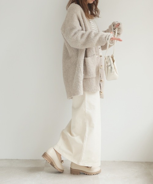 VIVIAN（ヴィヴィアン）の「厚底リボンローファー（ローファー・レディース・ブラック/ベージュ・S/M/L/LL）」の5枚目の写真