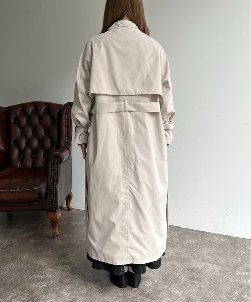 prose verse（プロズヴェール）の「キャンディスリーブヨーク切替トレンチ（トレンチコート・レディース・ベージュ/カーキ/ライトベージュ・MEDIUM/LARGE）」の6枚目の写真