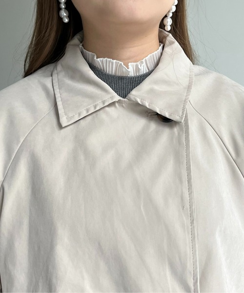 prose verse（プロズヴェール）の「キャンディスリーブヨーク切替トレンチ（トレンチコート・レディース・ベージュ/カーキ/ライトベージュ・MEDIUM/LARGE）」の10枚目の写真