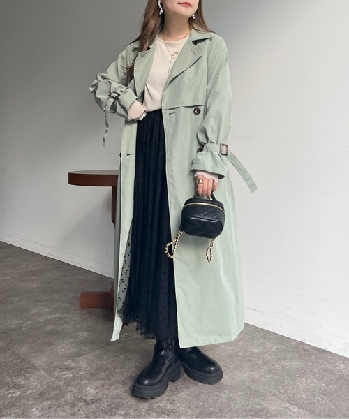 prose verse（プロズヴェール）の「キャンディスリーブヨーク切替トレンチ（トレンチコート・レディース・ベージュ/カーキ/ライトベージュ・MEDIUM/LARGE）」の7枚目の写真