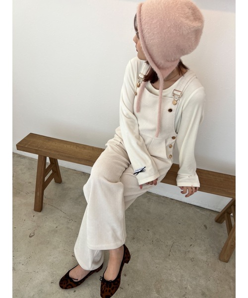 JUMELLE（ジュメロ）の「ベロアルバントップ（Tシャツ/カットソー・レディース・ピンク/アイボリー・FREE）」の18枚目の写真