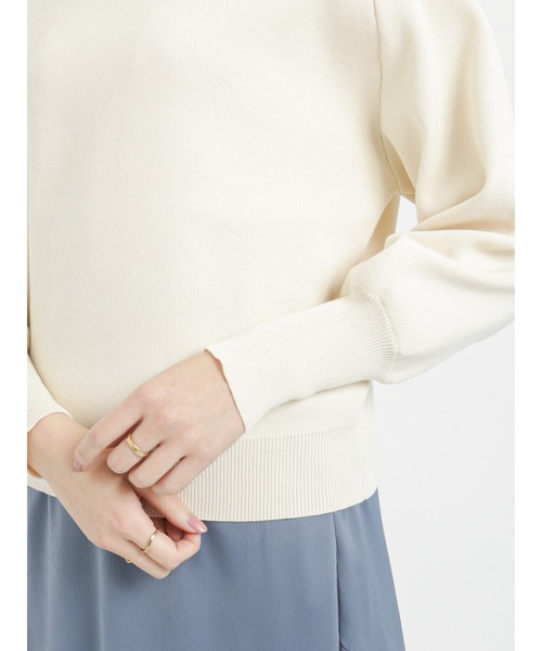Te chichi（テチチ）の「ハイネックプルオーバー（ニット/セーター・レディース・ベージュ/ブルー/ネイビー・ﾌﾘ-）」の11枚目の写真