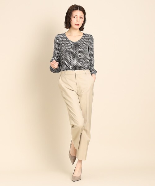 COUP DE CHANCE(クードシャンス)の「◆【洗える/すっきりストレート】クロップドパンツ(その他パンツ・レディース・ナチュラル/ブルー/ダークネイビー・36/38/40/34)」の17枚目の写真