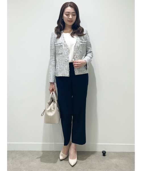 COUP DE CHANCE(クードシャンス)の「◆【洗える/すっきりストレート】クロップドパンツ(その他パンツ・レディース・ナチュラル/ブルー/ダークネイビー・36/38/40/34)」の21枚目の写真