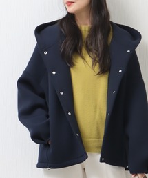 libelle more | ダイバー素材　フード付きジャケット(その他アウター)