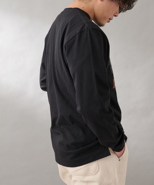 GEVACO(ゲバコ)の「【GEVACO/ゲバコ】馬プリント長袖Tee(Tシャツ/カットソー・メンズ・ブラック/ホワイト/ベージュ・L)」の13枚目の写真