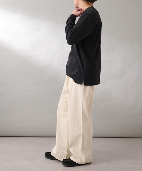 GEVACO(ゲバコ)の「【GEVACO/ゲバコ】馬プリント長袖Tee(Tシャツ/カットソー・メンズ・ブラック/ホワイト/ベージュ・L)」の15枚目の写真