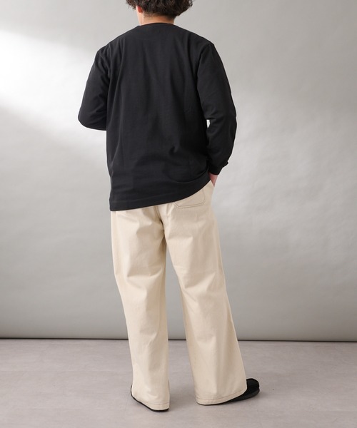 GEVACO(ゲバコ)の「【GEVACO/ゲバコ】馬プリント長袖Tee(Tシャツ/カットソー・メンズ・ブラック/ホワイト/ベージュ・L)」の16枚目の写真