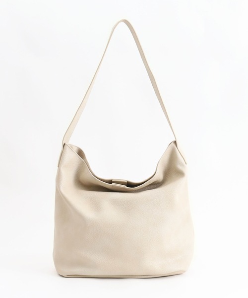 COOCO（クーコ）の「ソフトフェイクレザーワンショルダーバッグ／Ａ４対応（ショルダーバッグ・レディース・キャメル/ライトグリーン/ライトグレー/アイボリー/グレー系その他/カーキ/サックスブルー/ブラック・9）」の9枚目の写真