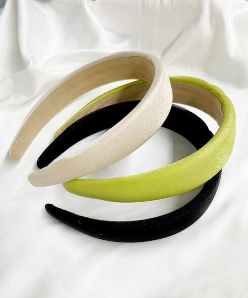 casita(RETRO GIRL)(カシータ)の「シンプルカチューシャ(カチューシャ・レディース・ブラック/オフホワイト/グリーン・ONE SIZE)」の4枚目の写真