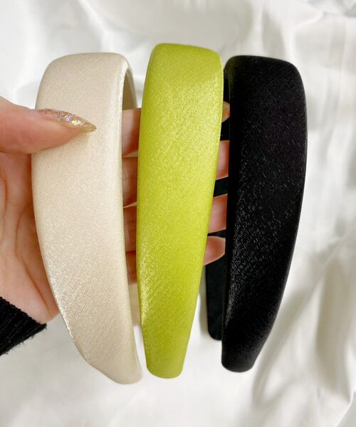 casita(RETRO GIRL)(カシータ)の「シンプルカチューシャ(カチューシャ・レディース・ブラック/オフホワイト/グリーン・ONE SIZE)」の5枚目の写真