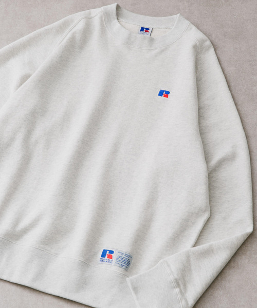 Russell Athletic（ラッセルアスレティック）の「『別注』RUSSELLATHLETIC×DOORS　FREEDOM SLEEVE SWEAT（スウェット・メンズ・ネイビー/グレー/グリーン系その他/イエロー系その他・MEDIUM/LARGE/X-LARGE）」の2枚目の写真