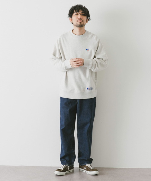 Russell Athletic（ラッセルアスレティック）の「『別注』RUSSELLATHLETIC×DOORS　FREEDOM SLEEVE SWEAT（スウェット・メンズ・ネイビー/グレー/グリーン系その他/イエロー系その他・MEDIUM/LARGE/X-LARGE）」の10枚目の写真