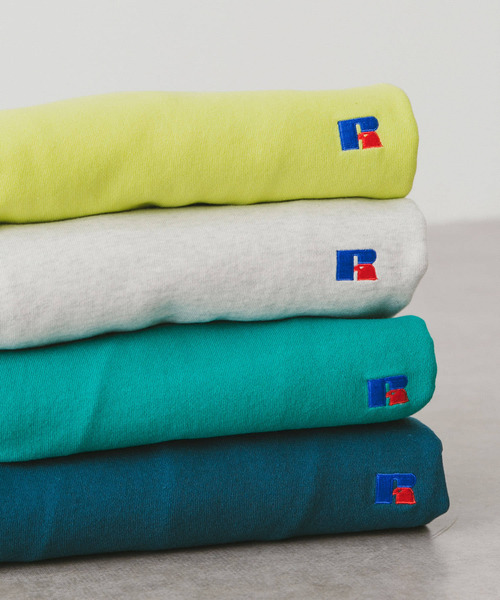 Russell Athletic（ラッセルアスレティック）の「『別注』RUSSELLATHLETIC×DOORS　FREEDOM SLEEVE SWEAT（スウェット・メンズ・ネイビー/グレー/グリーン系その他/イエロー系その他・MEDIUM/LARGE/X-LARGE）」の14枚目の写真