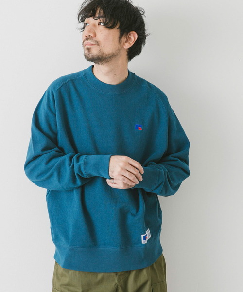 Russell Athletic（ラッセルアスレティック）の「『別注』RUSSELLATHLETIC×DOORS　FREEDOM SLEEVE SWEAT（スウェット・メンズ・ネイビー/グレー/グリーン系その他/イエロー系その他・MEDIUM/LARGE/X-LARGE）」の6枚目の写真